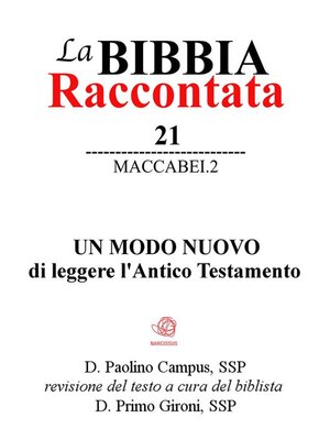 cover image of La Bibbia raccontata--Maccabei.2